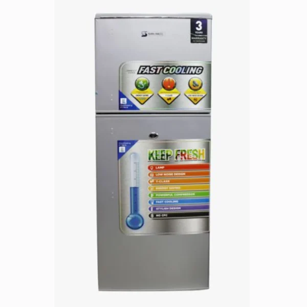 Sayona 138L Double Door Fridge | Top Freezer Double Door Refrigerator in Rwanda