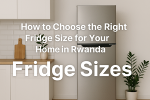 featured image of my blog post tittled how to choose fridge sizes in rwanda
